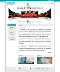 以简驭繁 海信官网网页设计的策略与实践